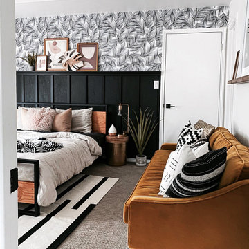 Modern Bohemian Bedroom Interior