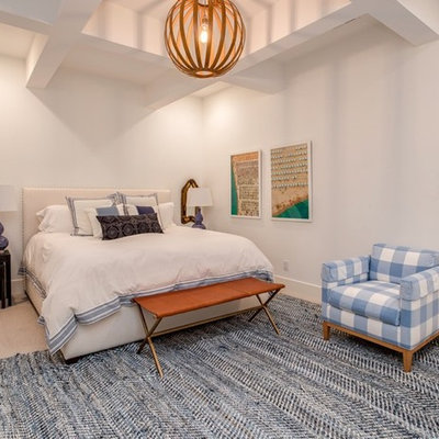 Example of a mid-sized country guest bedroom design in Denver