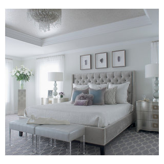 MODERN GLAM - Transitional - Bedroom - New York - by Susan Glick ...