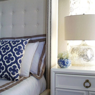 Modern Glamour Master Bedroom