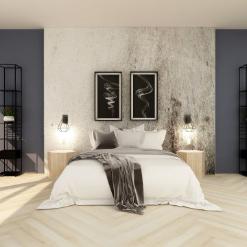 Modern Industrial Bedroom Design