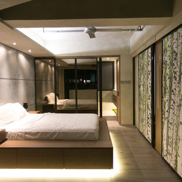 Modern Industrial Bedroom, Hong Kong