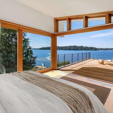 Modern Mercer Island Home With Large Windows
