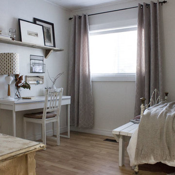 Modern Rustic Guest Bedroom & Home Office