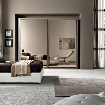 Modern Upholstered Bed Prisma 04 by Spar, Italy - $2,025.00