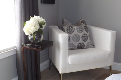 Monochromatic Modern Guest Room