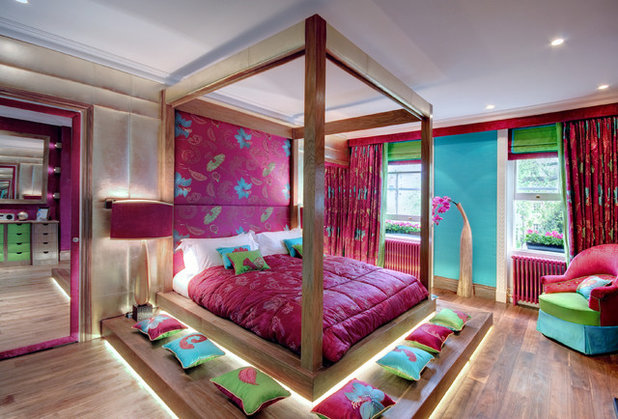 Asian Bedroom by Rebecca James Studio