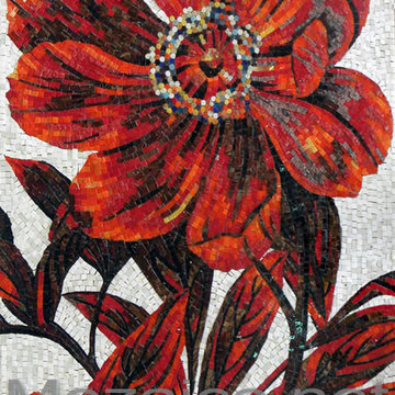 Mosaic Art, Cherry Flower I Mozaico