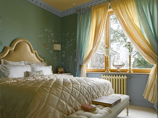 Восточный Спальня by Olga Ashby Interiors