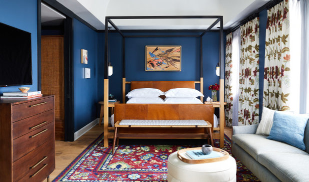 Midcentury Bedroom by Paradigm Art Advisory