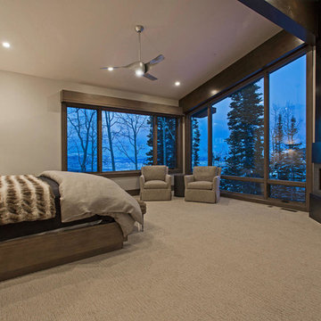 Primary Bedroom In Luxury Mountain Home