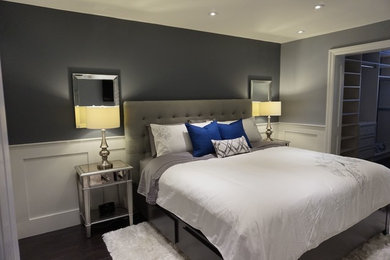 Trendy bedroom photo in Toronto