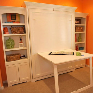 Murphy Wall Bed With Custom Side Cabinets