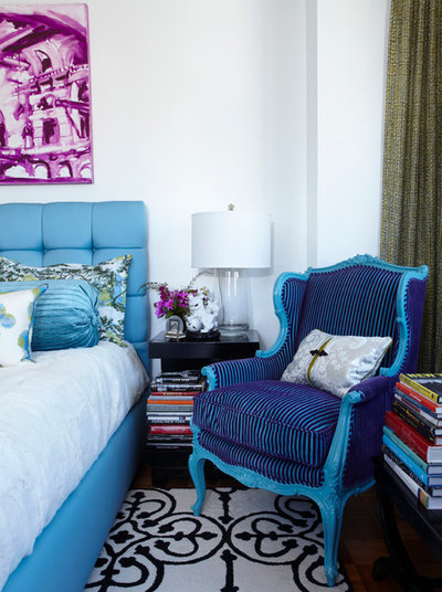 Eclectic Bedroom by Michael Tavano Design