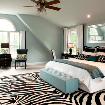 My Houzz: A Basic Builder Home Gets the Glam Treatment