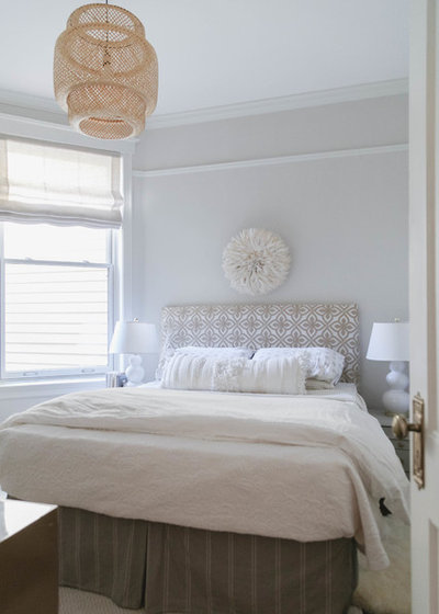 Transitional Bedroom by Rachel Loewen Photography
