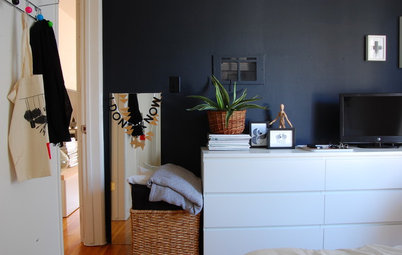 My Houzz: Cool Monochrome Vibes and DIY Touches in a Rental