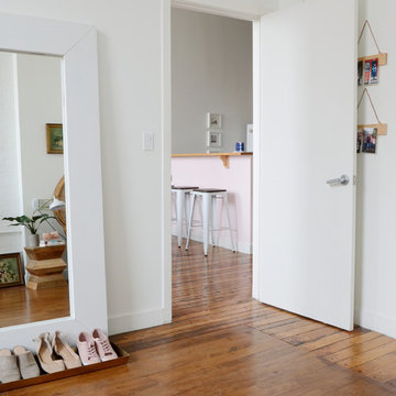 My Houzz: Pretty Pinks and Neutrals in a Chic Providence Loft