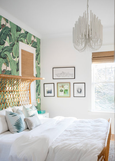 Beach Style Bedroom by Margaret Wright Photography
