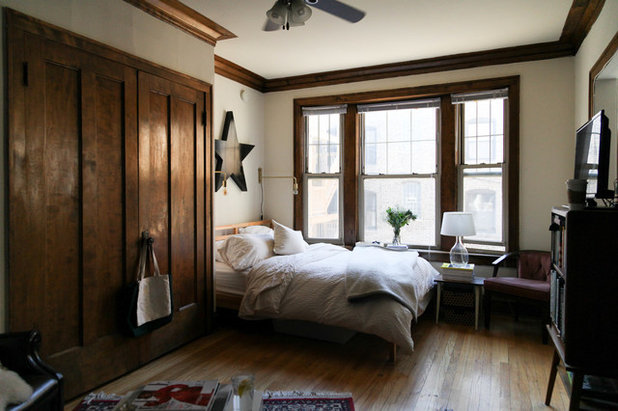 Transitional Bedroom by Rachel Loewen Photography