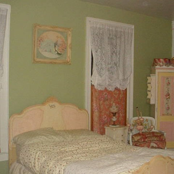 My painted bed and armoire