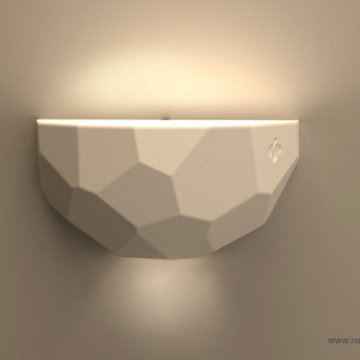 Ceramic Sconce, wall lamp, wall light, NAAYA CRYSTAL DOME