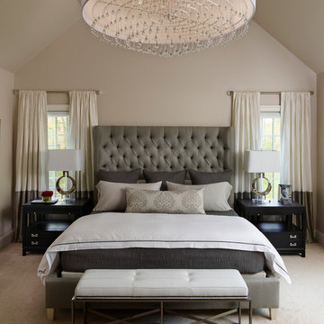 Napa Chic-Transitional Master Bedroom