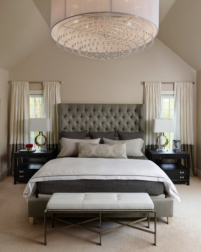 Transitional Bedroom by Michelle Wenitsky Interior Design
