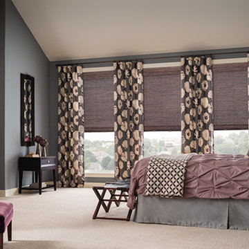 NATURAL ROMAN SHADES - ROMAN BLINDS - Graber Blinds