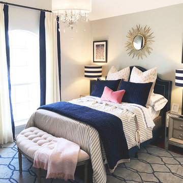 Nautical Glam Guest Room