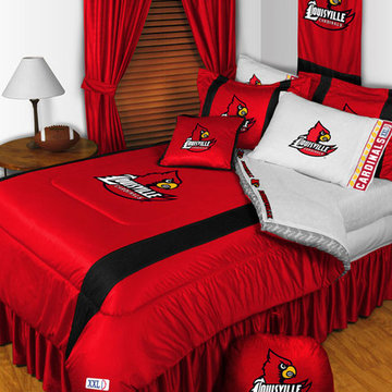 NCAA Louisville Cardinals Bedding and Room Decorations