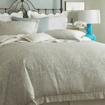 Neutral Bedding and a Bright Lamp