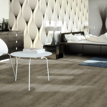 Nevis Grey Vinyl Plank Flooring - Wood Grain