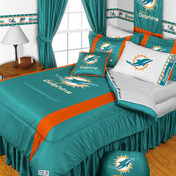 NFL Miami Dolphins Bedding and Room Decorations