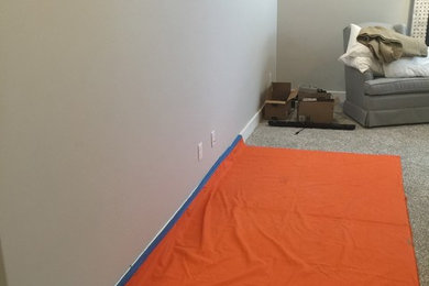 Large trendy master bedroom photo in Little Rock