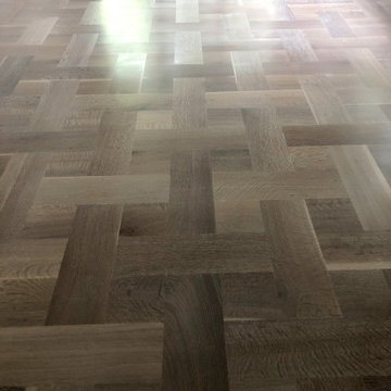 NORTHPORT:  BASKET WEAVE RIFT & QUARTERED WHITE OAK FINISHED WITH WOCA OILS