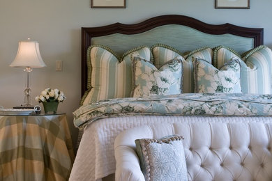 Example of a bedroom design in Huntington