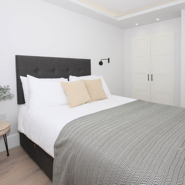 Notting Hill flat renovation and full refurbishment - Guest bedroom