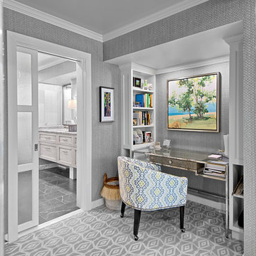 Office Hutch in Master Suite