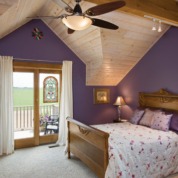 Ohio Timber Frame Home - Bedroom