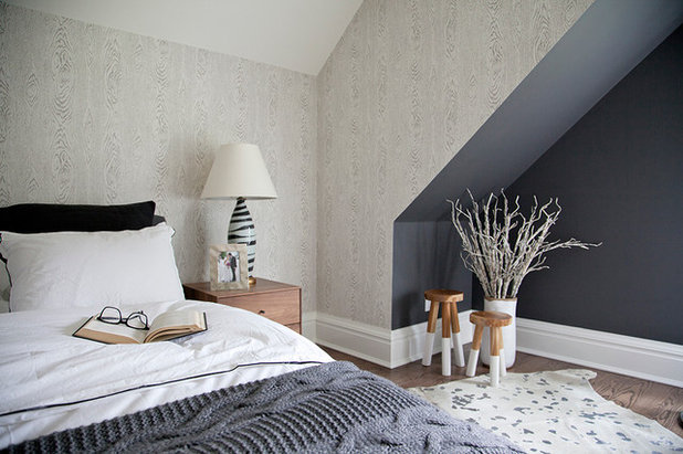 Transitional Bedroom by Abaca Interiors