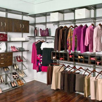 Organized Living freedomRail Woman's Walk-In Closet