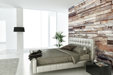 Large trendy master bedroom photo in Toronto