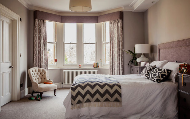 Transitional Bedroom by JOHNSTON PARKE INTERIORS