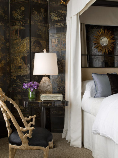 Eclectic Bedroom by Cecilie Starin Design Inc.