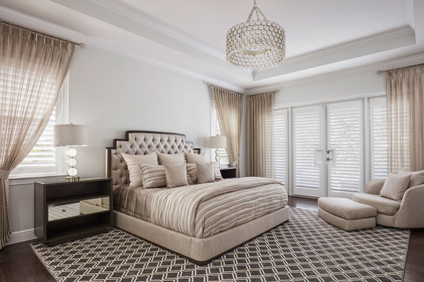 Transitional Bedroom by Annie Santulli Designs