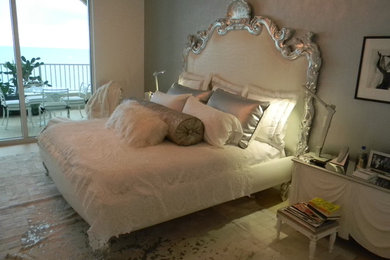 Eclectic bedroom photo in Miami