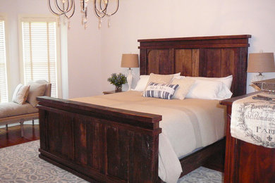 Panel Bed With Reclaimed Wood