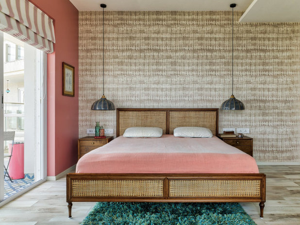 Tropical Bedroom by Inscape Designers