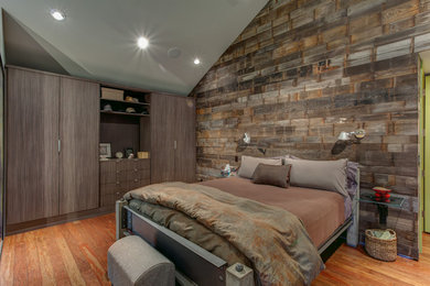 Trendy bedroom photo in Salt Lake City